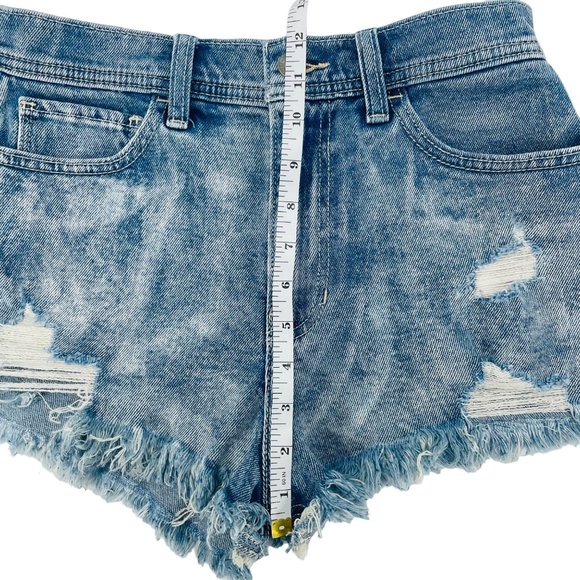 Hollister - High Rise Vintage Shorts - Size 5 - W27 - Picture 7 of 10